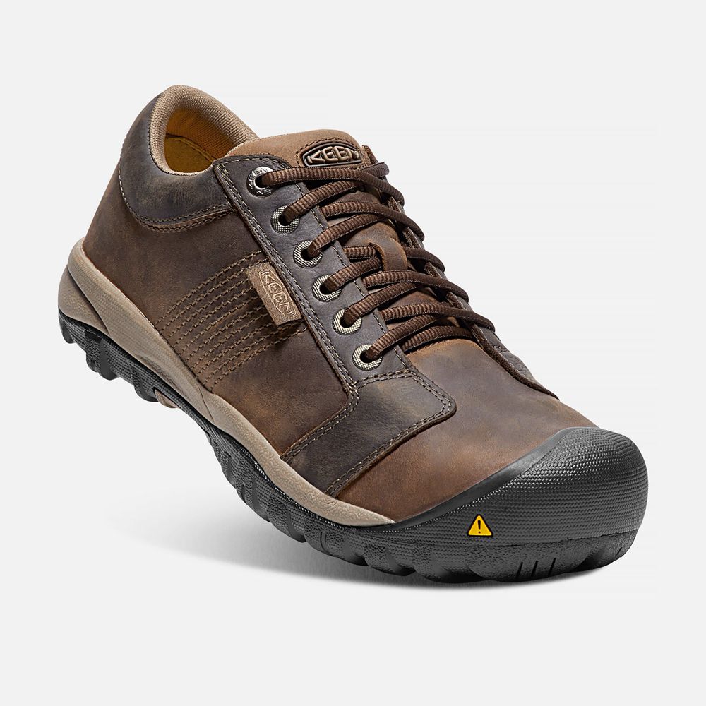 Chaussures de Travail Keen Homme Marron | La Conner Esd (Aluminum Toe) | CGANY-1420